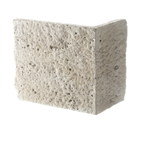 Angles MANOIR ton gris cendré H33 cm