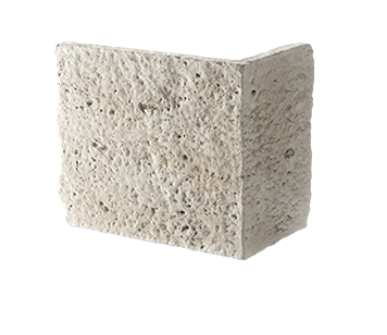 Angles MANOIR ton gris cendré H33 cm