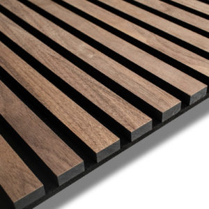 Panneau Classic Bois de Noyer sur feutre noir 2400