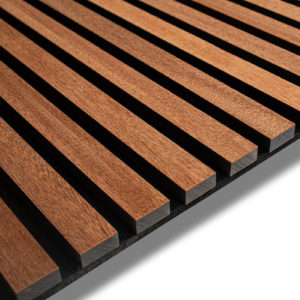 Panneau Classic Bois Sapelli sur feutre noir 2780
