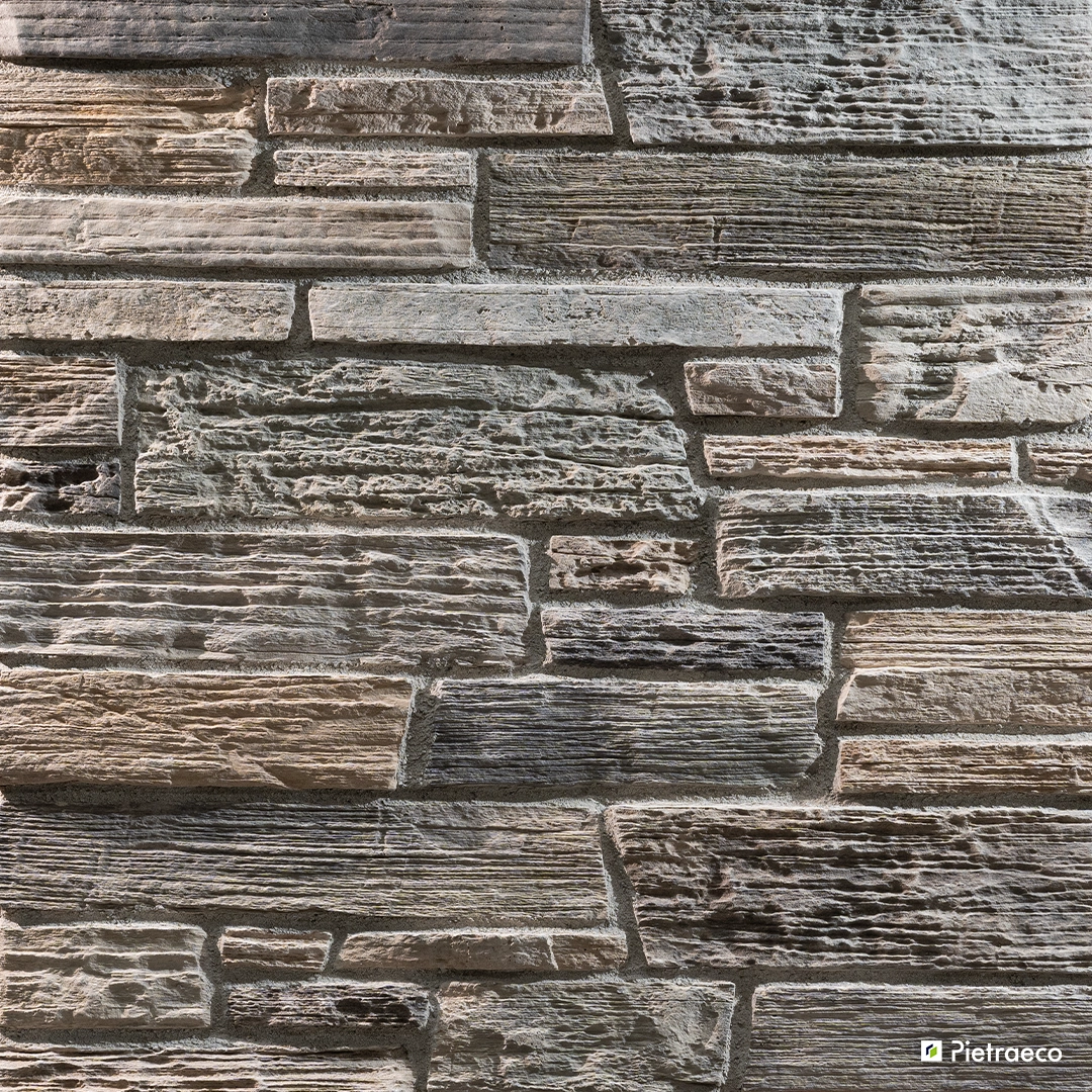 Pierres Pietraeco Pietre – Pierre Pietre Roccia Olivia pour parement mural Visualisation des Pierres Pietraeco Pietre – Pierre Pietre Roccia Olivia pour parement mural extérieur et intérieur, produit RASTONE en vente chez Orpa Matériaux (Elaustore)